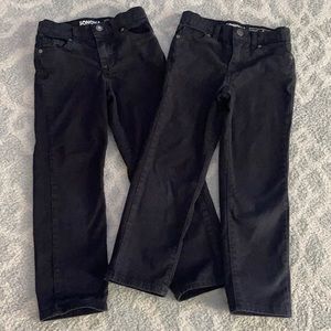 Boys black jeans (2 pairs)